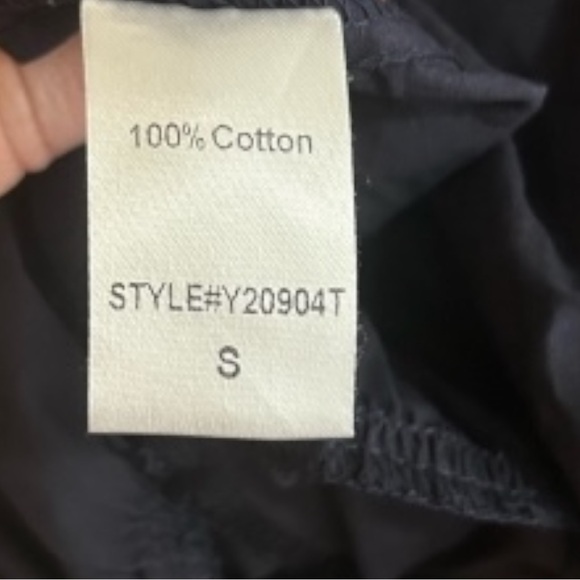 POMANDER PLACE by TUCKERNUCK Women's Cotton Poplin Kenzo Mini Dress in Navy (S) - Picture 5 of 8